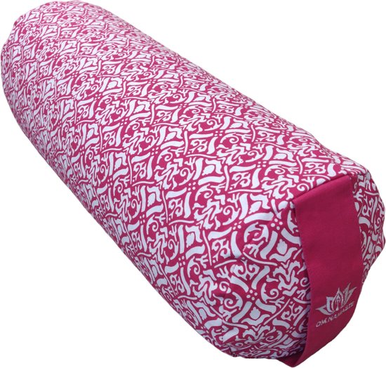 Bolster design Pink rond -  roze - Om Namaste