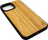 Hoentjen Creatie, houten TPU case - iPhone 13 pro max Bamboe