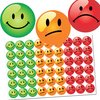 groen, oranje, rood smiley stickers