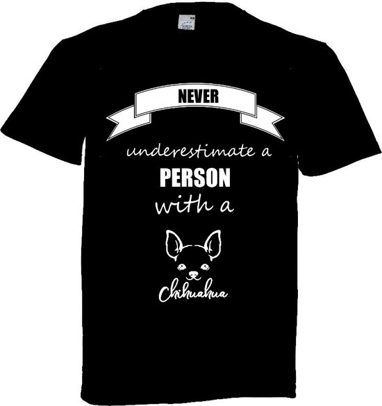 Grappig T-shirt - hondenliefhebber - Chihuahua - maat 4XL