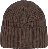 Buff Renso Bonnet en polaire tricoté 1323363151000, unisexe, marron, chapeau, taille : Taille unique