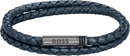 BOSS HBJ1580494M ARES Heren Armband - Gevlochten armband