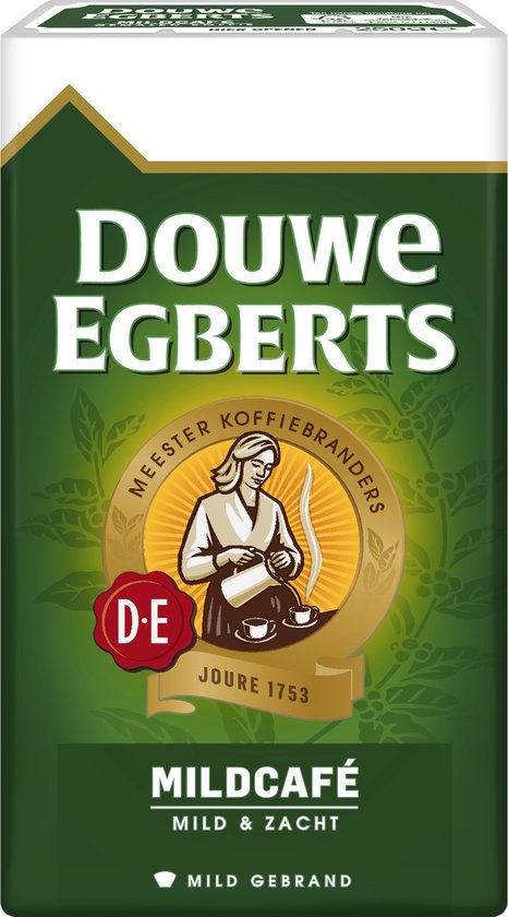 Douwe Egberts Mildcafé Filterkoffie - 6 x 250 gram