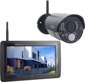ELRO CZ40RIPS Set de caméras de sécurité Full HD sans fil – Caméra de surveillance Full HD 1080p avec écran 7" et application