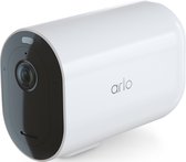 Arlo Pro 4 XL draadloze WiFi-beveiligingscamera voor buiten, 2K HDR, 160˚ kleurennachtzicht, sirene & spotlight, bewegingsdetectie, 2-weg-audio, 12 mnd batterij, incl. proefp. Arlo Secure, 1 IP-Camera, wit