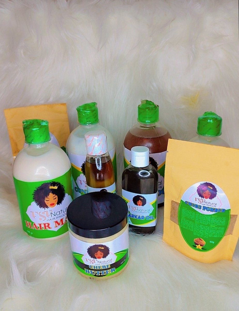 FSF NATURAL HAIR PRODUCTS - COMBO - Shampoo | Conditioner | Leave-in Conditioner | Hair Mask | Hair Growth Oil | Karkar Oil Set | Chebe Butter.