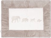 Jollein - Boxkleed 75x95cm - Speelkleed Baby - Animals - Nougat