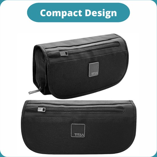 WANDF grote hangende toilettas reis cosmetische organisator douche badkamer tas voor mannen vrouwen waterbestendig(Grijs WANDF grote hangende toilettas reis cosmetische organisator douche badkamer tas voor mannen vrouwen waterbestendig(Grijs