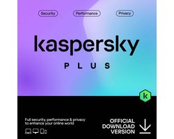 Kaspersky Plus - 12 maanden/1 apparaat - PC/Mac/Mobiel Download