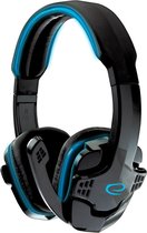 Gaming Headset - Blauw / Zwart - Koptelefoon - met Microfoon - Volumeregeling - Bedraad - 2x Minijack - 2 meter kabel - Headphones - Hoofdtelefoon