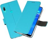 Bestcases Pasjeshouder Telefoonhoesje Huawei Y7 - Y7 Prime (2019) - Blauw