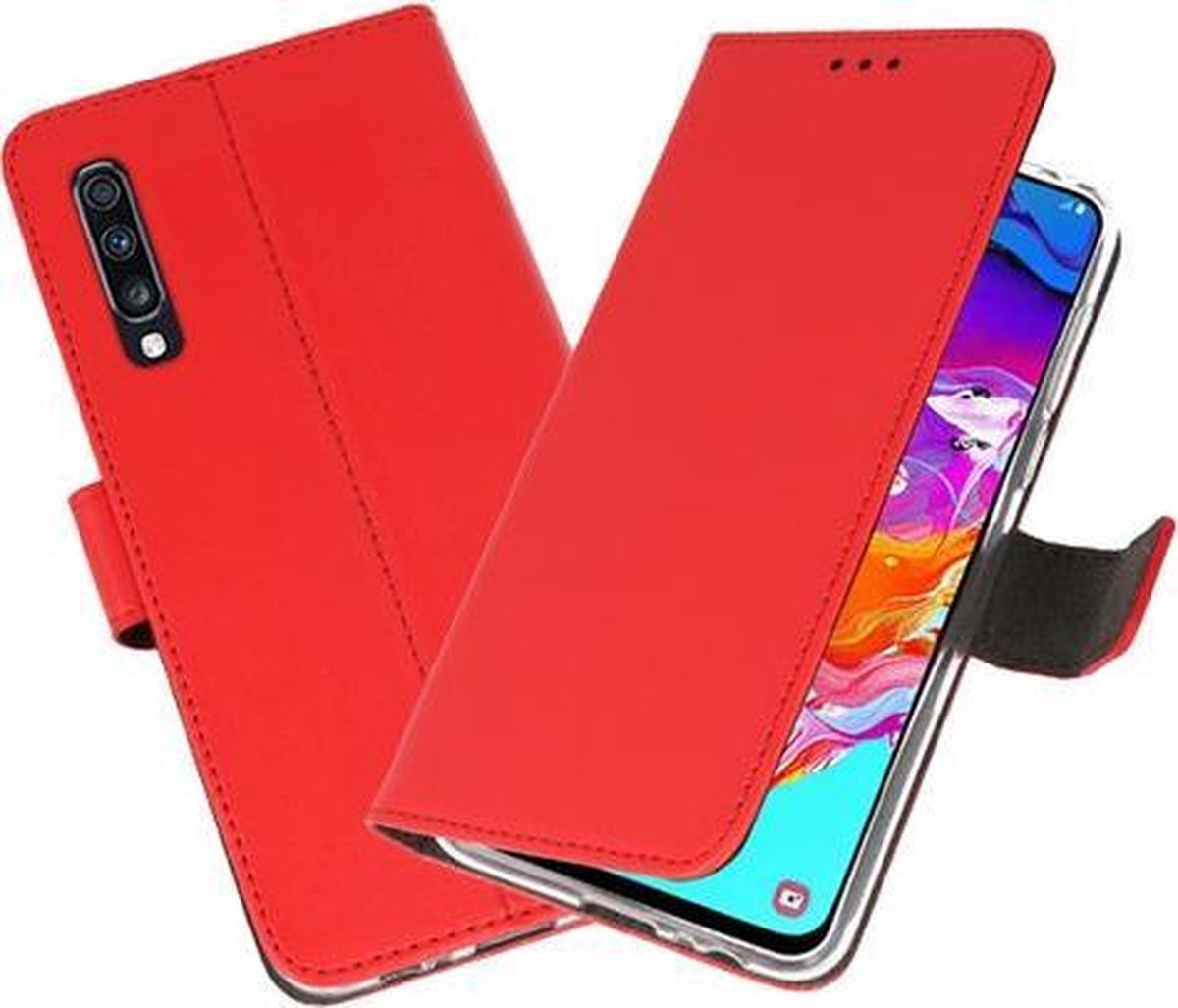 Bestcases Pasjeshouder Telefoonhoesje Samsung Galaxy A70 - Rood
