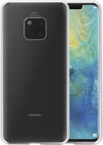 Magnetic Back Cover voor Huawei Mate 20 Pro Zilver - Transparant