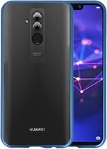 Magnetic Back Cover voor Huawei Mate 20 Lite Blauw - Transparant