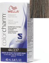 Wella Color Charm Liquid Haircolour - 4A Medium Ash Brown - Wella Haarkleuring - Haarverf - Bruin haar - Asbruin