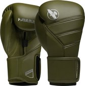 Hayabusa T3 Kanpeki Bokshandschoenen - Leer - olijfgroen - 16 oz