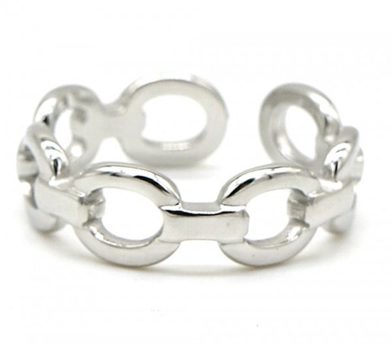Ring verstelbaar - Zilverkleurig - Verkleurd niet - Damesdingetjes