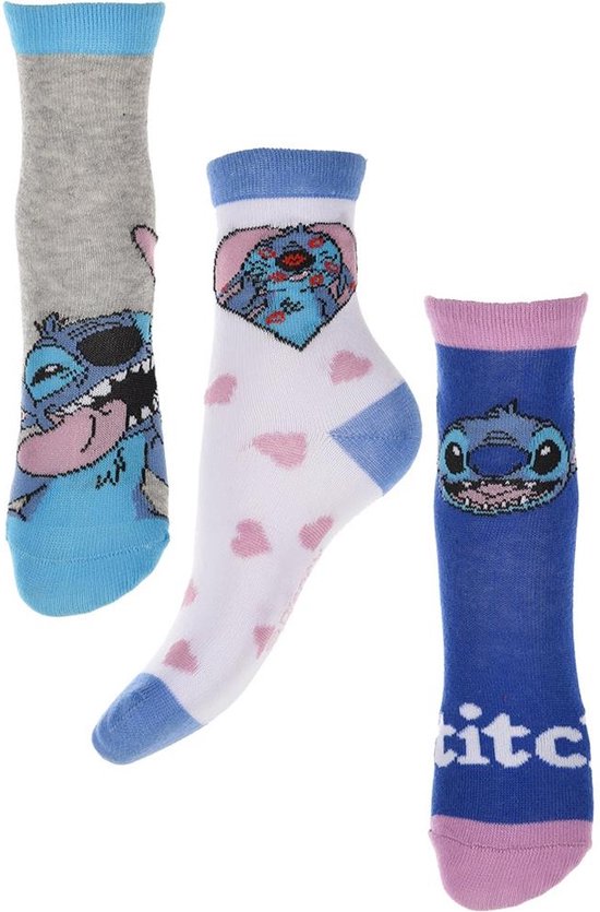 Disney - sokken Lilo & Stitch - 3 paar - maat 23/26