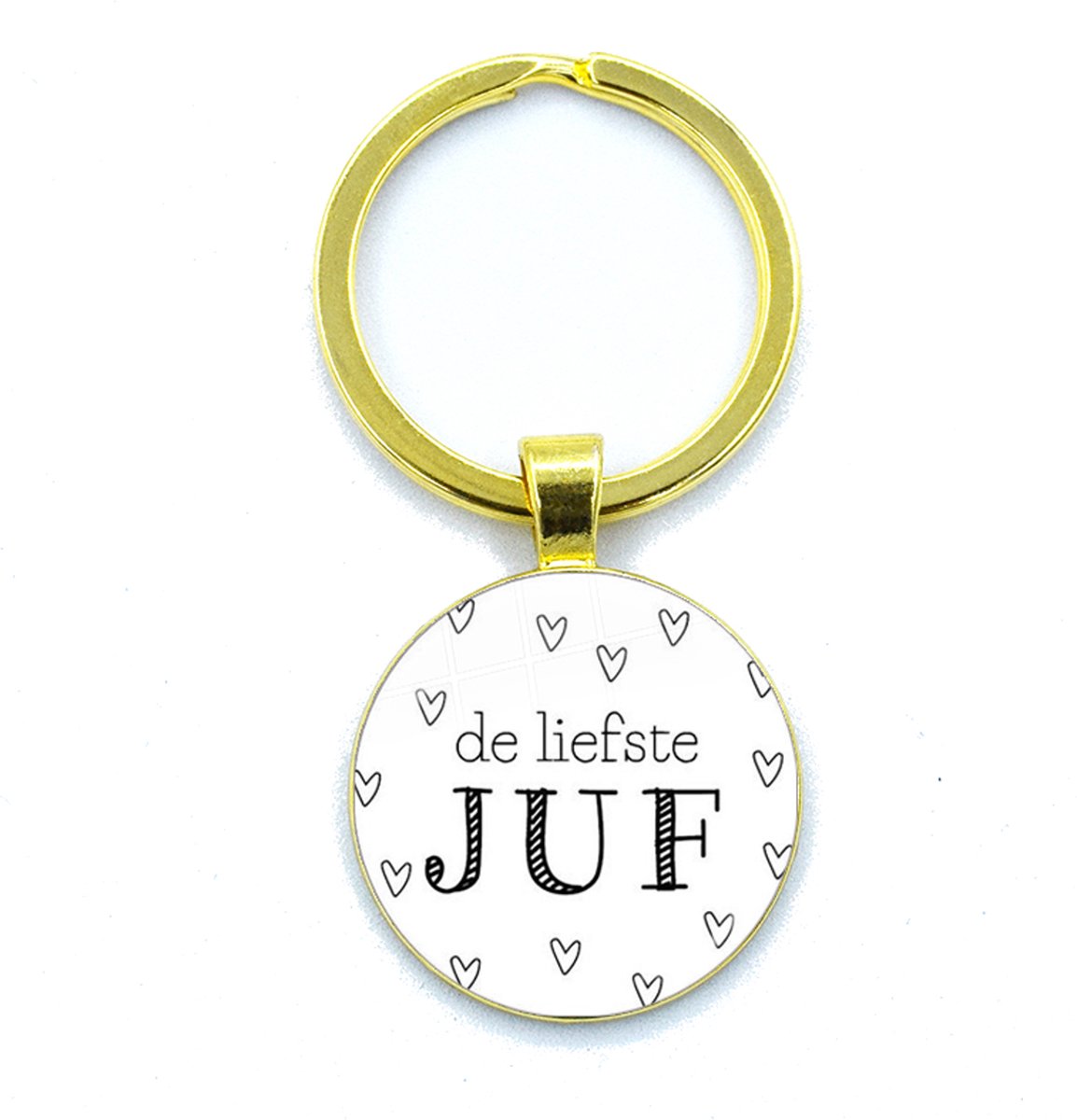Sleutelhanger voor juf - Liefste Juf
