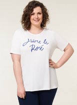 Witte Miss Etam Grote maten t shirt dames met Lange mouw kopen Kijk snel bol
