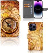 GSM Hoesje iPhone 15 Pro Max Magnet Case Kompas