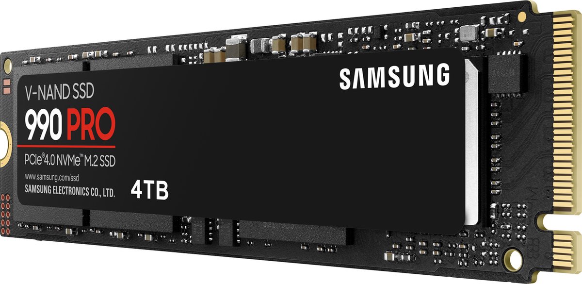 Samsung 990 PRO - Interne SSD - PCIe 4.0 - NVMe M.2 - 4 TB | bol