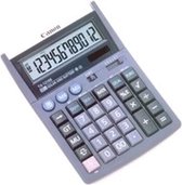 Calculatrice de bureau Canon TX-1210E avec écran lilas