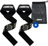 Lionetic Lifting Straps - Straps - Fitness grips - Straps Fitness - Wrist Wraps - Powerlifting/Bodybuilding/Fitness - Grey/Zwart 2 Stuks- LIMITED EDITION