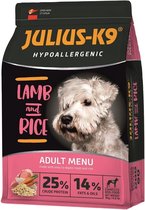 Julius-K9 - Lamb & Rice - Hypoallergeen hondenvoer voor volwassen honden - hondenbrokken op lam & rijst basis - kleine hondenrassen - 3kg