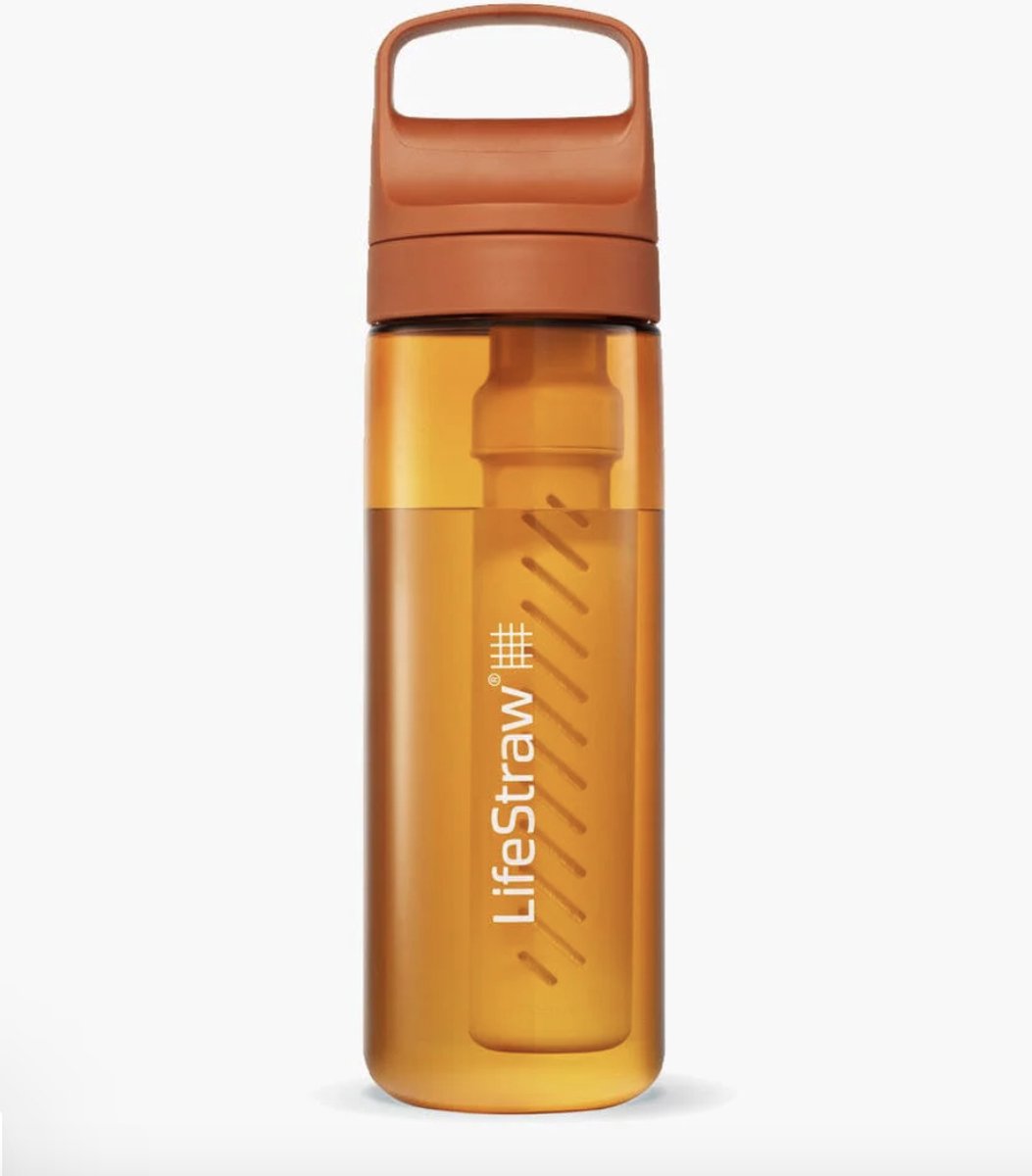 Lifestraw Go 2.0 - Waterfles met filter - 650ml - Kyoto Orange