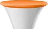 Housse de Table Samba Ronde Oranje - Convient pour diamètre de plateau de 60 à 85 cm - Housse de Table de Bar