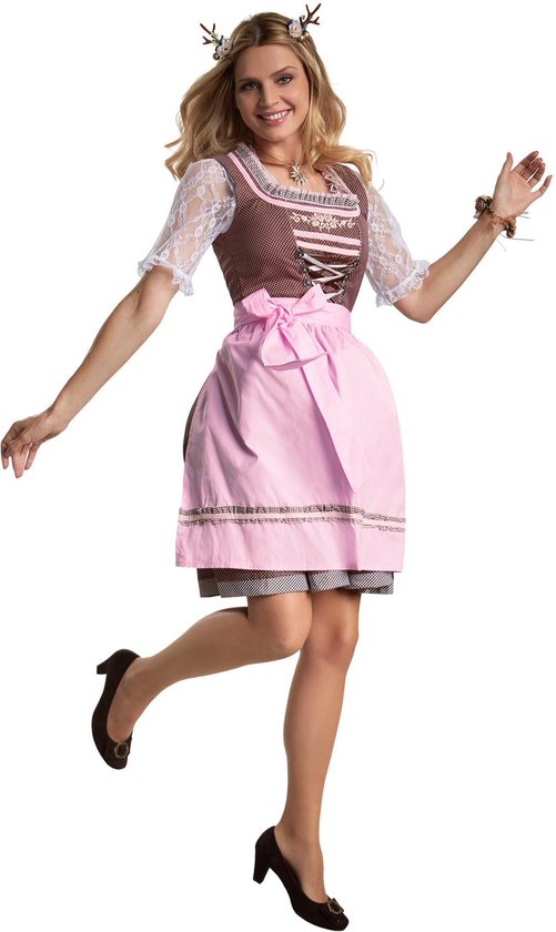 dressforfun - Mini-Dirndl Altötting model 2 S - verkleedkleding kostuum halloween verkleden feestkleding carnavalskleding carnaval feestkledij partykleding - 304675