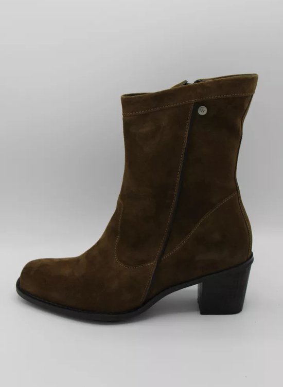 Wolky Laarzen Mallow donker taupe suede | bol
