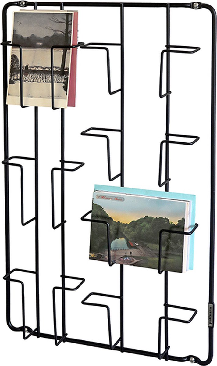 PUHLMANN - frame, kaarten, CARD FRAME COMPACT, 7 mm staal, 7 vakken, zwart