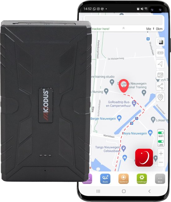 GPS Tracker volgsysteem ML910G Multifunctionele asset tracker met 10