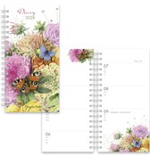Hallmark - Agenda - 2024 - Marjolein Bastin - Bloemen en vlinders - Weekoverzicht - Hardcover - Ringband - (8,5 x 16cm)