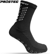 Prostec® Gripsokken - Gripsokken Voetbal - Grip Socks - One Size - Anti Slip - Gripsokken Zwart