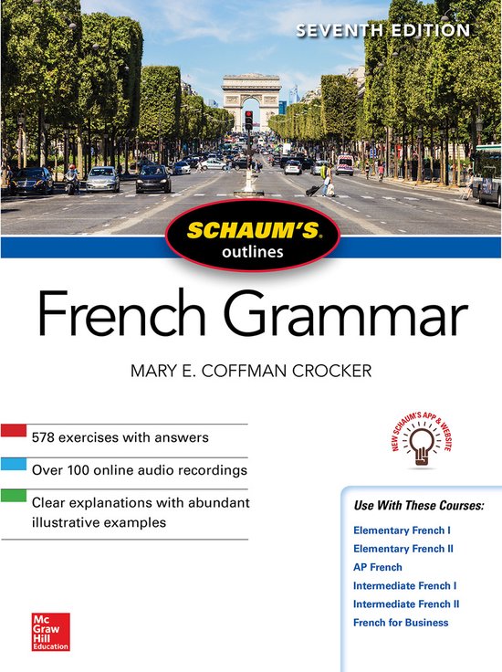 Schaum's Outline of French Grammar, Seventh Edition - cover