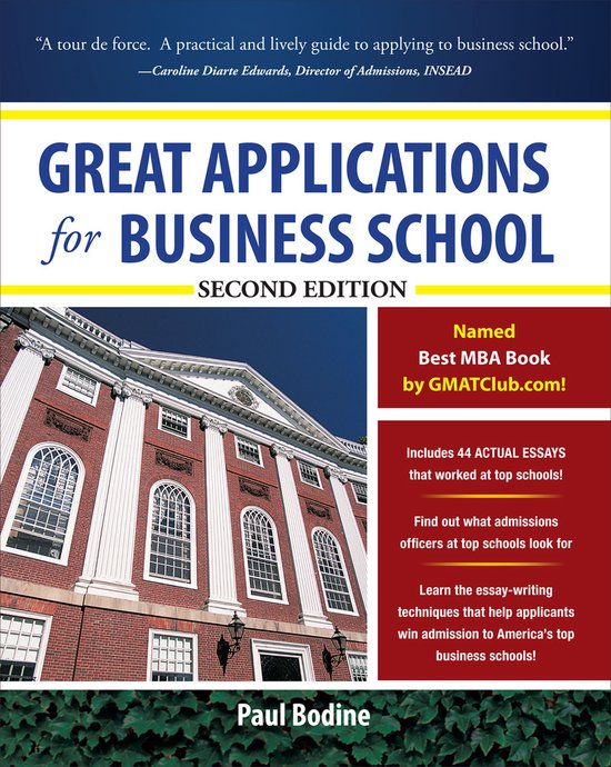Great Application Essays Business School - cover
