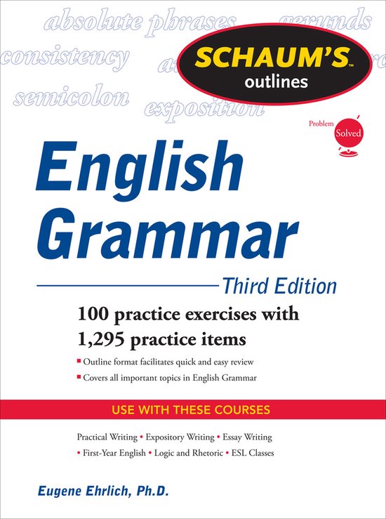 Schaums Outline Of English Grammar - cover