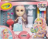 Crayola Colour'n'Style Friend Coral - Hobbyset