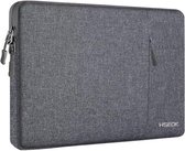 Laptop Sleeve 15,6 Inch Case Bag Waterafstotend beschermhoes Compatibel met de meeste 15,6" Surface Book, Acer, Dell, HP, Lenovo, Samsung, Asus Laptopcomputers, Linnen grijs
