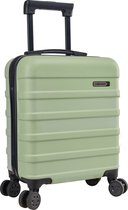 CabinMax Koffer - Handbagage Koffer 30L - Harde Reiskoffer met Wielen - 45x36x20cm - Bodo Green