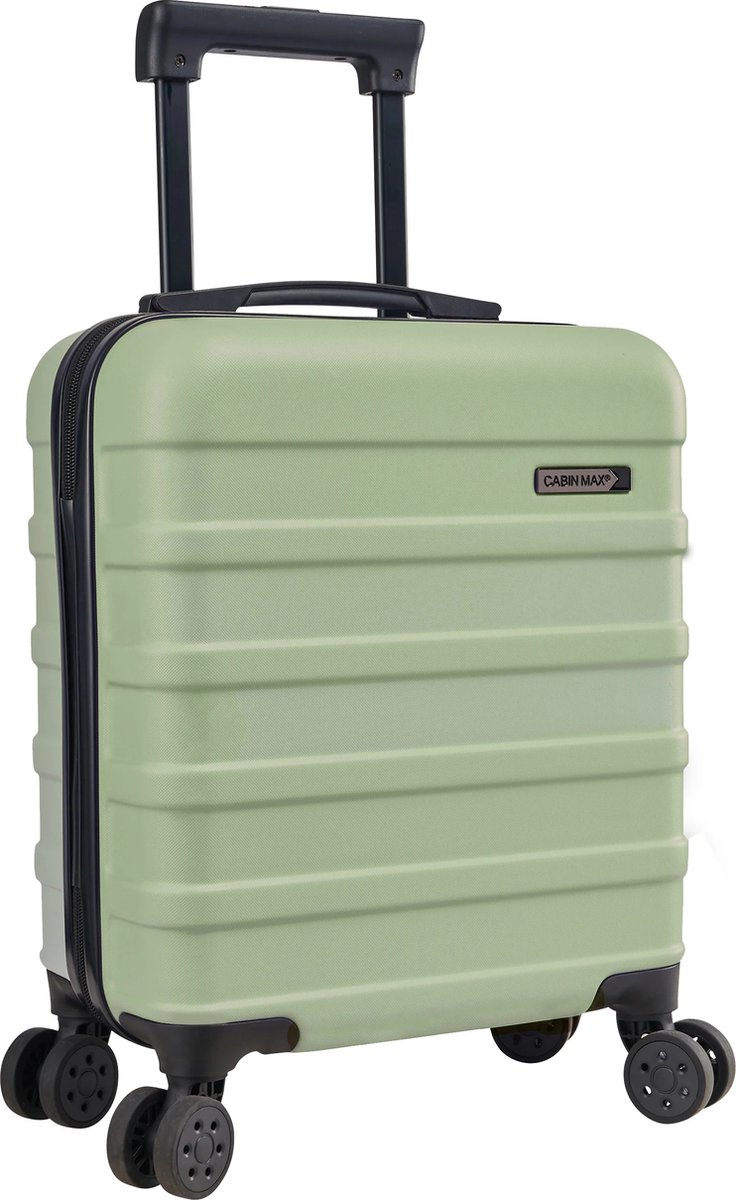 CabinMax Koffer - Handbagage Koffer 30L - Harde Reiskoffer met Wielen - 45x36x20cm - Bodo Green