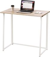 Opvouwbaar bord, kantoor, computerbord voor thuiskantoor, werkplaats, inklapbaar, pc-bord (eikenkleur)