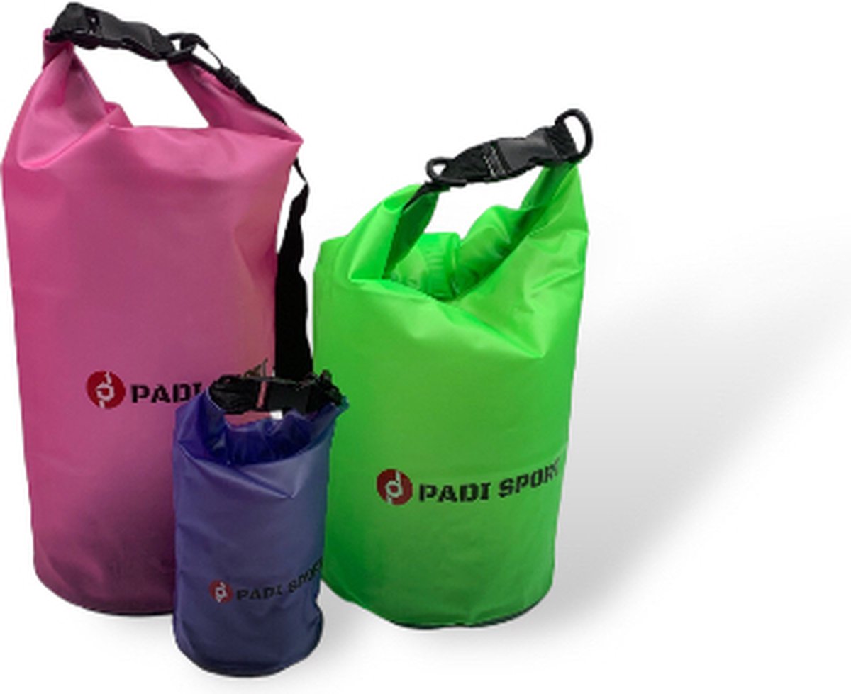 Padisport - Drybag 10 Liter - Drybag 5 Liter - Waterdichte Tas Zwemmen - Zeiltas - Plunjezak - Waterdicht Telefoonzakje - Waterdichte Tas - Waterdichte Zak - Drybag - 10 Liter - Oranje
