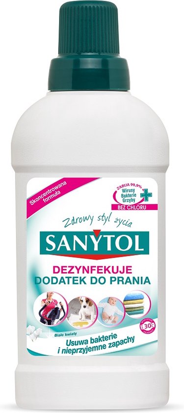 SANYTOL, Nettoyant Désinfectant Lave-Linge 250ml, Sanytol