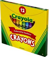 Crayola crayons - set van 12 gekleurde waskrijtjes