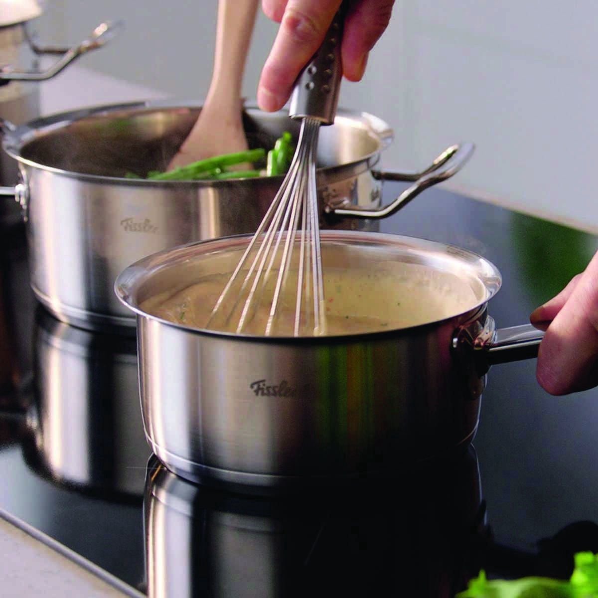 Fissler Original-Profi Collection 2022 Pannenset met Steelpan en RVS Deksels, 5-delig