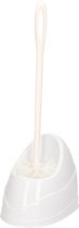 Witte toiletborstels/wc borstels met houder - 45,5 x 19,5 cm - Toiletborstelhouders / wc-borstelhouders voor toilet - Schoonmaakartikelen